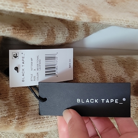 Animal Print Long Leopard Beige Open Front Collarless Knitted Duster Cardigan XL - Picture 3 of 13